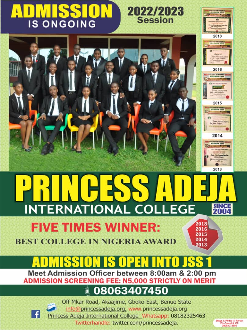 PRINCESS ADEJA INTERNATIONAL